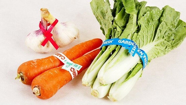 11mm宽纸质蔬菜扎带  可定制蔬菜捆扎带